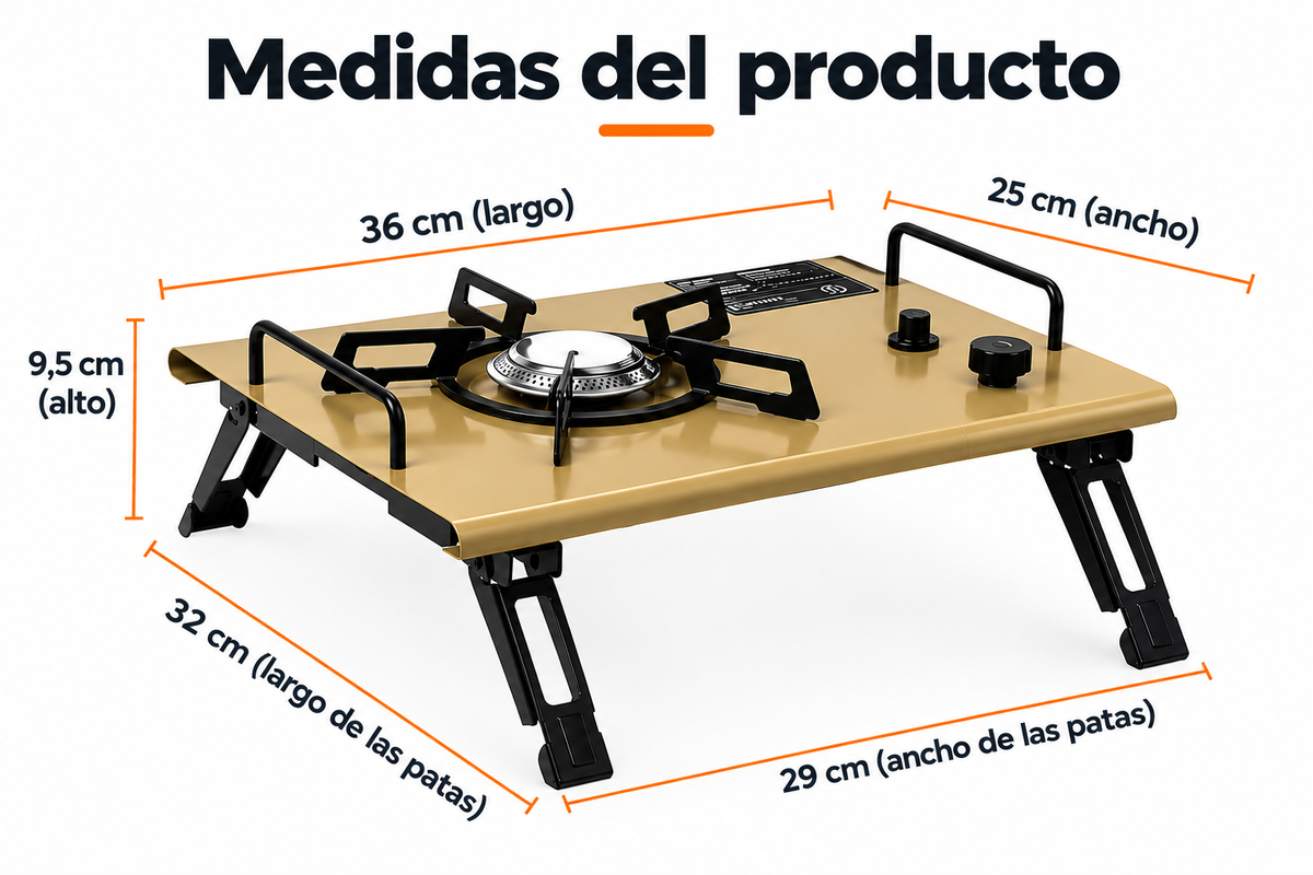 Cocinilla Portátil Plegable 4000W